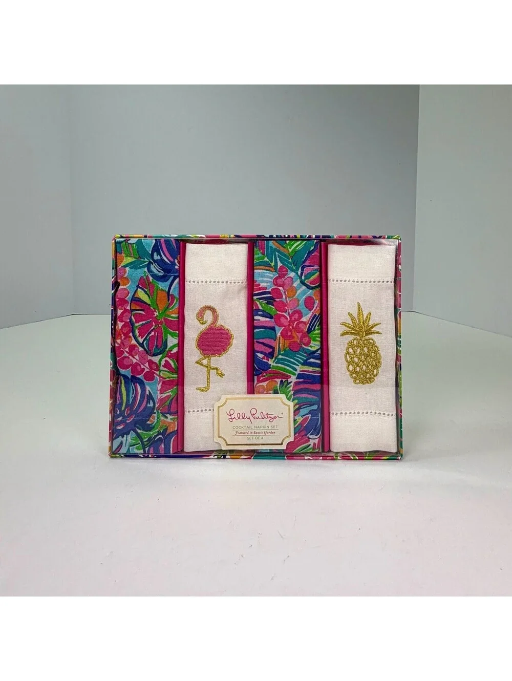 Lilly Pulitzer Exotic Garden Cocktail Napkin Set of 4